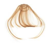 FONDOTIN 2pcs Bang Hair Extensions Lightweight Fake Fringe Wig Airy Straight Bangs for Natural Volume and Stylish Look Suitable for Daily Wear Parties and Weddings