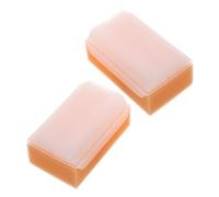 FONDOTIN 2pcs Bath Brush Soft Sponge Sensory Scrubber for Sensitive Skin Gentle Body Exfoliator Head Scalp Cleaner Colorful Autism Sensory