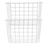 FONDOTIN 2pcs Bunny Hay Feeder Rack Metal Frame Rabbit Hay Holder for Cage Hanging Basket for Guinea Pigs and Chinchillas Small Pets