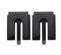 FONDOTIN 2pcs Car Radio Hook Metal Cb Mic Holder Hand Microphone Hang up Clip for Ham Radio Use in Car