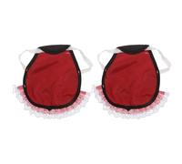 FONDOTIN 2pcs Chicken Hen Apron Vest Chicken Saddle Feather Protector Adjustable Strap Polyester Black Denim for Hens Poultry Farming