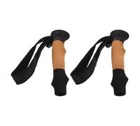 FONDOTIN 2pcs Cork Handle Grip Replacement for 18mm Trekking Poles with Eva Soft Grip and Adjustable Wrist Strap, Hiking Walking Stick Accessories for Outdoor Mobility and Cane Repair