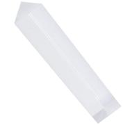 FONDOTIN 2pcs Crystal Optical Triangular Prisms High Transparency Light Refraction Tools for Photography Physics Teaching Science Experiments and Art Projects