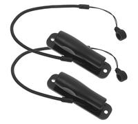 FONDOTIN 2pcs Elastic Spring Rope Pen Lanyard with Silicone Ring Holder Pencil and Stylus Leash for Touchscreen Devices Lost Retractable Pen Cord for Office School and Counter Use