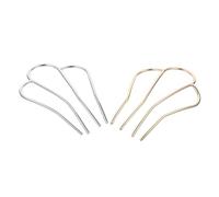 FONDOTIN 2pcs Elegant Metal Crown Hair Fork Sticks Vintage Hair Pins for Women for Updo Chignon and Casual Styles for Parties and Weddings