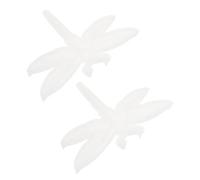 FONDOTIN 2PCS Embossed Dragonfly Resin Molds Semi Relief Silicone Casting Mold for Wall Decor and Home Art Projects DIY Ornamental Craft for Living Room Decoration
