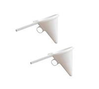 FONDOTIN 2pcs Handheld Cake Chocolate Funnel Dispenser Easy Cream Icing Pouring Tool for Cake Decorating for Home Bakers and Professional Kitchens