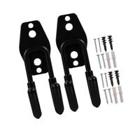 FONDOTIN 2pcs Heavy Duty Wall Mounted Hose Holder Hook Sturdy Metal Hose Bracket Hanger for Garden Storage Load Bearing Support Durable and Versatile Water Organizer