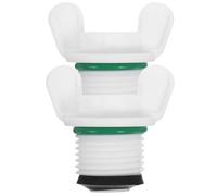 FONDOTIN 2pcs Hot Water Bottle Stopper Plug with Double Gaskets Leakproof Sealing Replacement for Small Hot Water Sacks Suitable for Hand Warmers and Therapy Use