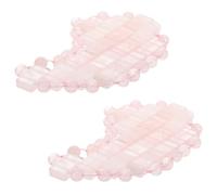 FONDOTIN 2pcs Jade Eye Cover Sleep Mask Portable Unisex Eye Shade Cooling Mask Face