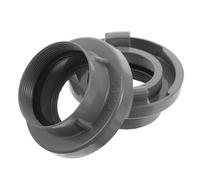 FONDOTIN 2Pcs Kn65 Thickened Metal Fire Hydrant Threaded Hose Connector, Fire Sprinkler Outlet Adapter, Hydrant to Hose Reducer Coupling for Water Transfer and Firefighting Use