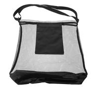 FONDOTIN 2pcs Large Black Fruit Picking Shoulder Bags with Mesh Foraging Pouch, Adjustable Strap Mushroom Harvesting Tote for Outdoor Orchard, Hiking, Camping and Picnic Use