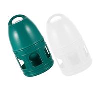 FONDOTIN 2Pcs Large Capacity Pigeon Water Feeder with Hanging Design Smooth Surface Easy Clean Pet Bird Water Dispenser for Parrots Cockatiels and Doves Suitable for Outdoor and Cage Use