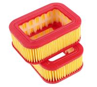 FONDOTIN 2pcs Lawn Mower Air Filter Replacement for Petrol Grass Trimmers and Push Mowers, Pre Cleaner Air Filter Element for Garden Equipment Engine Protection