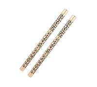 FONDOTIN 2pcs Leopard Eyebrow Pencil Brush in Dark Brown Double Head Makeup Pencil for Brow Definition for Brow Shaping and Go Touch-ups Assorted style