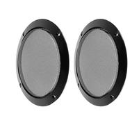 FONDOTIN 2pcs Loudspeaker Iron Net Covers Speaker Protector Grilles Lightweight Speaker Grill for Car Audio and Home Sound Systems
