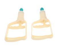 FONDOTIN 2pcs Manual Goat Milk Collector Pump Ergonomic Handheld Milking Machine Accessory for Farm Use Compatible with Portable Goat Milker and Milking Machine Parts