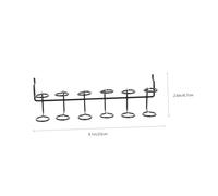 FONDOTIN 2pcs Multi-Ring Pegboard Screwdriver Racks Iron Tool Holders for Garage Workshop Office Storage Easy Accessory Pegboard Hooks for Screwdrivers and Pliers Organization