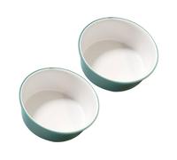 FONDOTIN 2pcs Multi Use Plastic Wash Basins for Bathroom and Kitchen Medium Green White Storage and Foot Washing Bowls for Laundry Dishwashing Camping and Household Cleaning