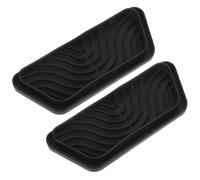 FONDOTIN 2pcs Non-Slip Silicone Refrigerator Drip Tray Water Dispenser Catcher Mat for Beverage Overflow Protection and Moisture Control