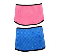 FONDOTIN 2pcs Pet Cooling Scarf Dog Cooling Towel Summer Hot Weather Wrap Collar for Dogs
