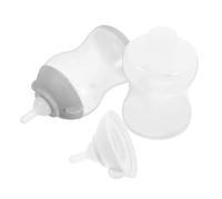 FONDOTIN 2pcs Pet Nursing Bottle Puppy Feeding Bottles Comfortable Feeding Heat-resistant Soft Silicone Pp for Clinics and Animal Shelters Suitable for Kittens and Small Animals Pet Owners