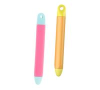 FONDOTIN 2pcs Portable Touch Screen Stylus Pen for Boy Girl Lightweight Handwriting Pen for Tablets and Phones Supports Capacitive Touchscreen Use for Early Education Pink Orange