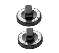 FONDOTIN 2pcs Red Abs Gas Control Knobs High-Temperature Resistant Replacement Grill and Oven Spinning Dials for Commercial Kitchen Appliances