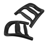 FONDOTIN 2PCS Replacement Shopping Cart Handle Grip Plastic Trolley Pull Grip for Garden Cart Wagon and Camper Outdoor Use with Ergonomic Nonslip Comfort Design