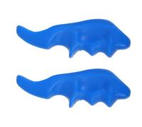 FONDOTIN 2pcs Reusable Deep Tissue Thumb Massager Ergonomic Palm Trigger Point Tool for Neck Shoulder Muscle Relaxation Portable Small Body Massage Accessory for Stress Relief and Deep