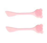 FONDOTIN 2pcs Silicone Nose Brush Portable Manual Cleaning Tool for Blackheads Face Cleansing at Home Dorm