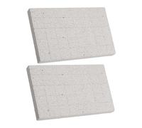 FONDOTIN 2pcs Small Animal Claw File Porous Pet Grinding Stone for Chinchilla Bunny Hamster Hedgehog Teeth Maintenance Cage Foot Pads Scratch Board