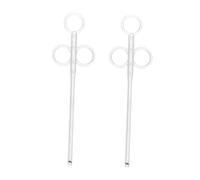 FONDOTIN 2pcs Small Plastic Bird Feeding Syringe for Hand Feeding Parrots and Young Birds Precise Liquid Feeder for Milk and Water for Early Growth and Nutrition