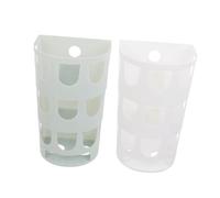 FONDOTIN 2pcs Small Plastic Rabbit Grass Feeder Hay Rack Feeding Manger Large Capacity for Guinea Pig Chinchilla and Small Pets