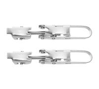 FONDOTIN 2pcs Stainless Steel Bucket Hardware Latch Quick Fastening Toggle Hasp for Food Chemical Pharmaceutical Buckets Easy Manual Operation Secure Closure
