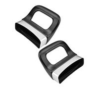 FONDOTIN 2pcs Stainless Steel Pressure Cooker Replacement Pot Handle | Detachable Polished Side Ear, Black Bakelite Grip, for Steamer and Sauce Pot Use