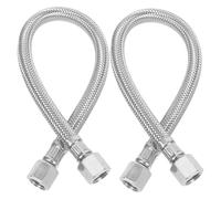 FONDOTIN 2pcs Steel Wire High-Pressure Exhaust Hose for Air Compressor Quiet Air Pump Replacement Parts Lightweight with Quick Installation Noise-reducing Discharge Tube