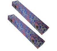 FONDOTIN 2pcs Traditional Chinese Folding Fan Storage Box with Snap Lock Hard Pressboard Protective Case for Hand Fans Artisan Handcrafted Keepsake Holder for Asian Cultural Events and