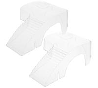 FONDOTIN 2pcs Turtle Basking Platform Climbing Ramp for Reptiles Transparent Tortoise Habitat Decor for Aquatic Reptile Sunbathing and Exercise