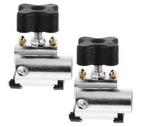 FONDOTIN 2Pcs Wheelchair Dining Tray Bracket Clamp Support Adjustable Table Mounting Holder Wheelchair Accessories for Eating, Writing and Studying Use