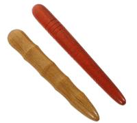 FONDOTIN 2pcs Wooden Foot Massage Sticks Acupoint Manual Massage Tools for Foot Circulation and Relaxation, Multi-Function Wood Acupuncture Point Massager Set for Home Use