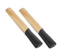 FONDOTIN 2pcs Wooden Hammer Replacement Handles Smooth Grip Wood Shaft for Repairing Mallet and Lump Handle Extension Easy Installation