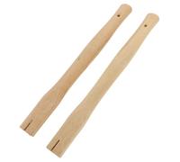 FONDOTIN 2pcs Wooden Hoe Handle Replacement Smooth Polished Wood Tool Handles for Gardening and Carpentry Easy to Install and Comfortable Grip