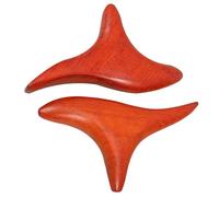 FONDOTIN 2pcs Wooden Massage Rods for Body Massaging Stick Trigger Point Relief Lightweight Handheld Tools for Legs Arms Neck Back Waist Soreness