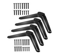 FONDOTIN 2sets Tv Stand Legs for Flat Screen Tvs Easy No-tool Installation with Screws Stable and Compatible Television Base Support