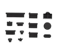 FONDOTIN 3 Set Silicone Dust Plug Port Covers for Laptop Computer Port Stoppers Protective Caps Preventing Dust Liquid and Rust Ingress