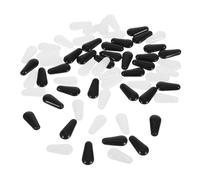 FONDOTIN 30 Pairs Silicone Nose Pads Slip Replacement for Eyeglasses Sunglasses Soft Silicone Cushions for Comfort Compatible with Various Models Pack