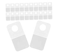 FONDOTIN 300pcs Small Sticky Tabs Hanging Tabs for Retail Adhesive Picture Hooks Clear Adhesive Clear Hooks Hanging Sticky Plastic Mounting Transparent PVC