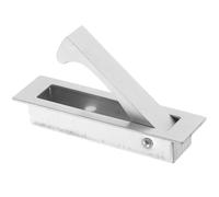 FONDOTIN 304 Stainless Steel Recessed Cabinet Handle Hidden Pull for Sliding Doors and Drawers, Embedded Furniture Grip Suitable for Tatami Platform and Pocket Cabinets