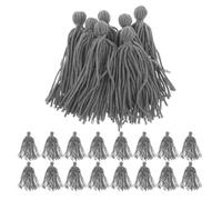 FONDOTIN 30pcs Floating Fish Spawning Mop for Aquarium Breeding, Grey Fish Tank Breeding Supplies with Egg Collection and Shrimp Shelter Habitat